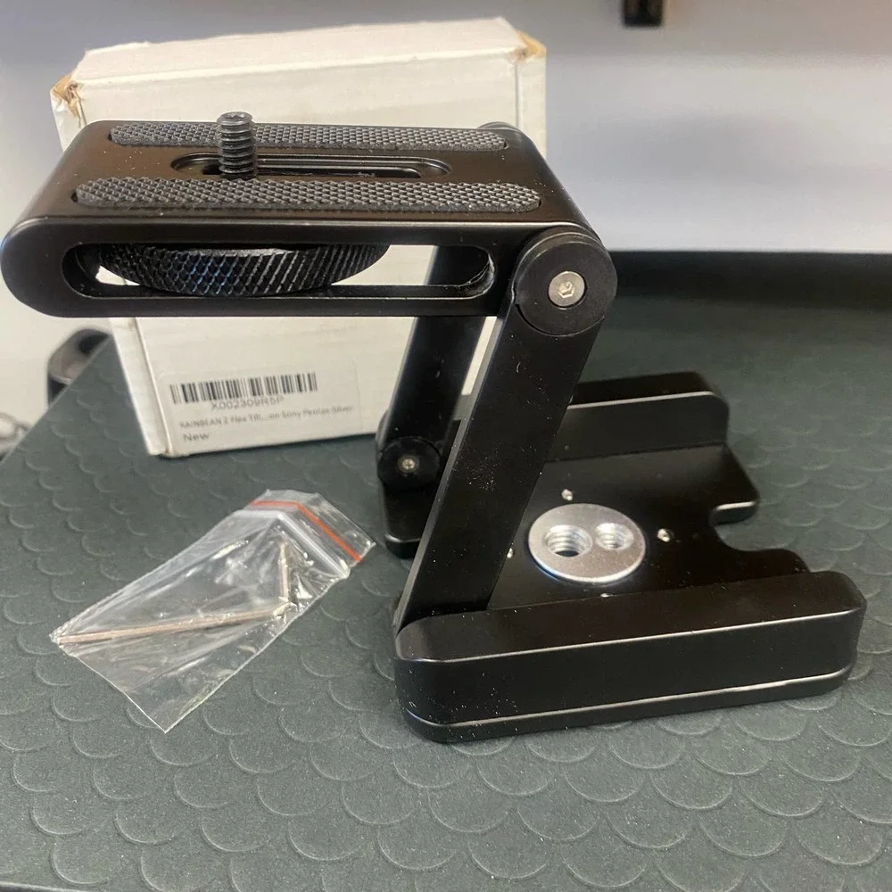 Z Flex Tilt Tripod Head Aluminum Alloy Folding Z Tilt Head Plate Stand Holder f